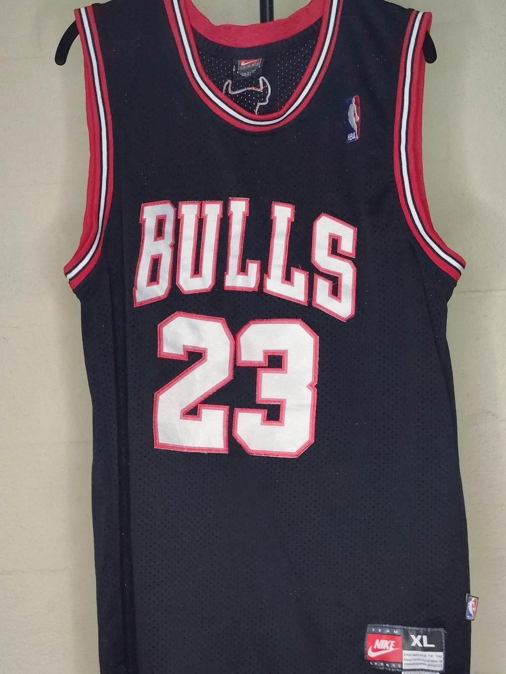 Nike Black Jordan Chicago Bulls #23 Basketball Jersey XL